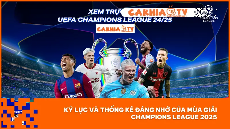 Những kỷ lục và thống kê đáng nhớ trong mùa giải Champions League 2025