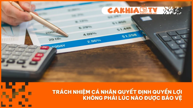 Trách nhiệm cá nhân quyết định quyền lợi không phải lúc nào được bảo vệ
